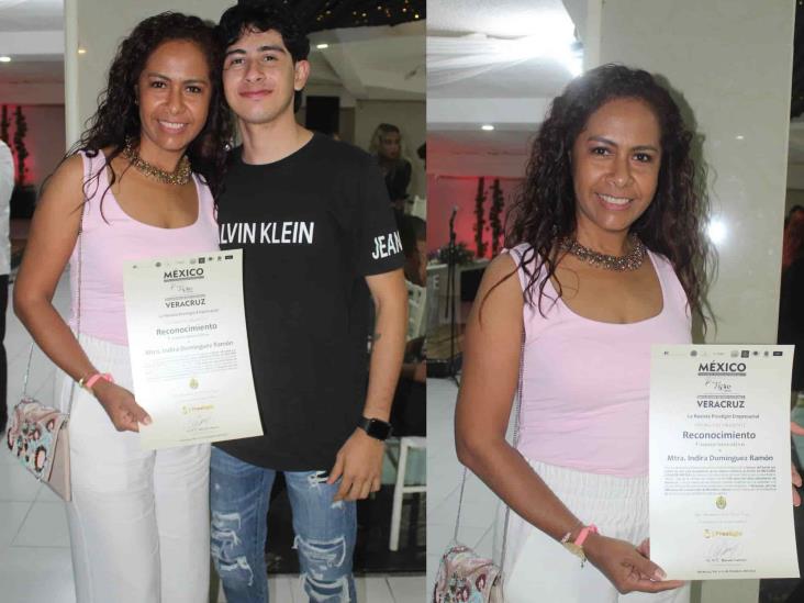 Indira Domínguez es reconocida en la Danza