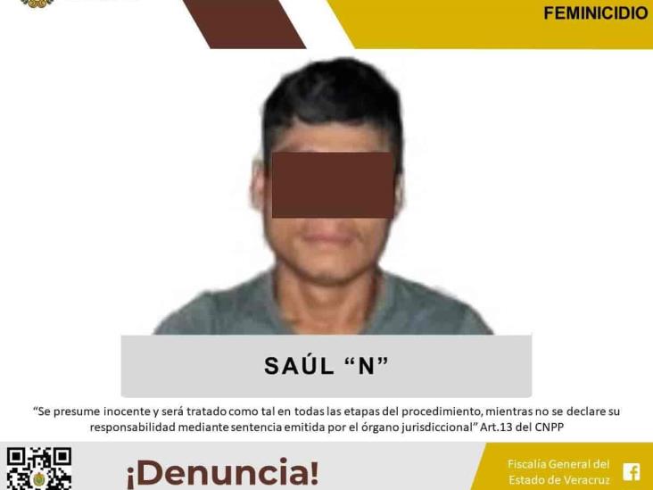 Feminicida, imputado con un año de prisión preventiva en Coatzacoalcos