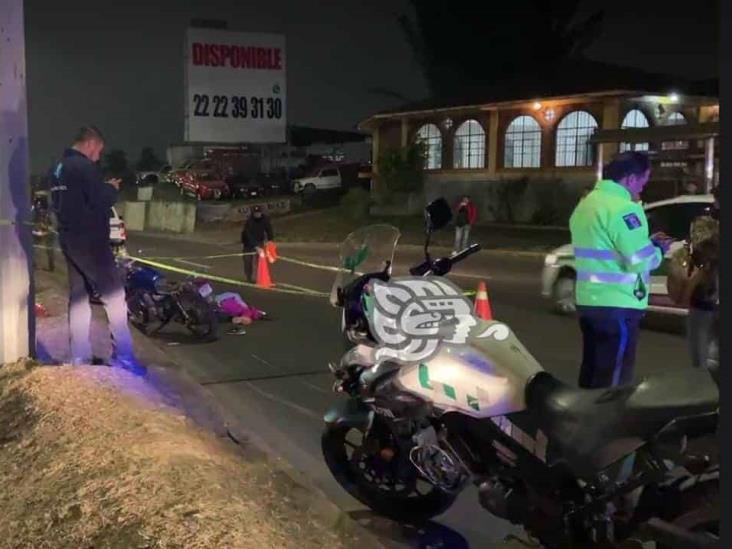Mujer muere atropellada por una motocicleta en bulevar Banderilla