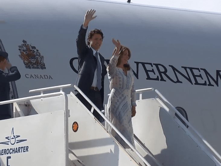 Justin Trudeau, primer ministro de Canadá llega a México (+Video)