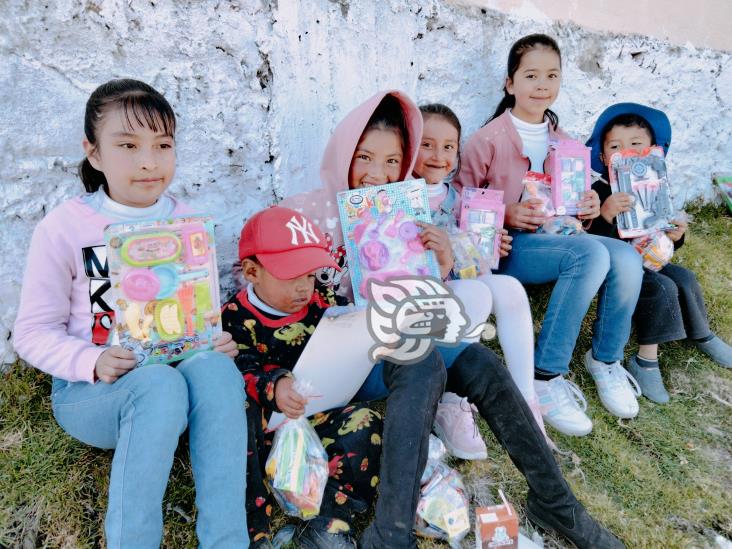 ¡Sí llegaron los Reyes! Niños de comunidades en Veracruz reciben juguetes