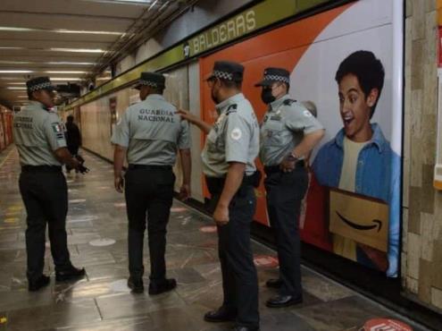 Guardia Nacional esta para proteger a la gente en el Metro: AMLO