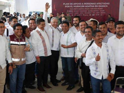 Avanza Plan de apoyo a afectados por huracán Agatha en Oaxaca