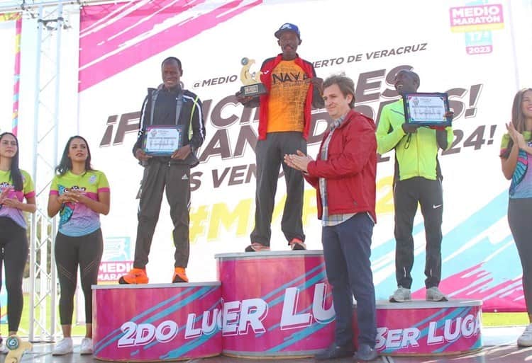 Isabel Oropeza conquistó la gloria en Medio Maratón de Veracruz 2023