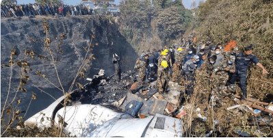Se estrella avión en Nepal; hay al menos 68 muertos