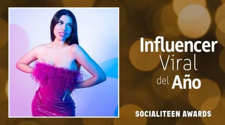 ¡Talento de Veracruz! Yeri MUA gana como la ‘Influencer Viral del Año’ en Socialiteen Awards 2022