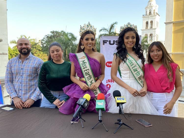 Participantes de Miss Earth Veracruz 2023-2024 presentan actividades