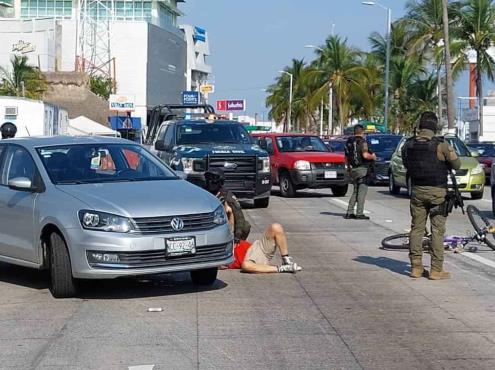 Atropellan a ciclista en el bulevar Ruiz Cortines en Boca del Río