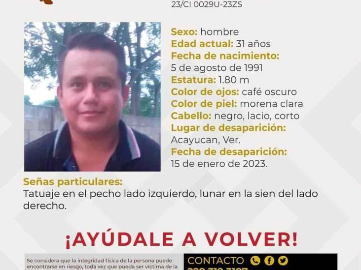 Pedro Pineda, desapareció el 15 de enero en Acayucan