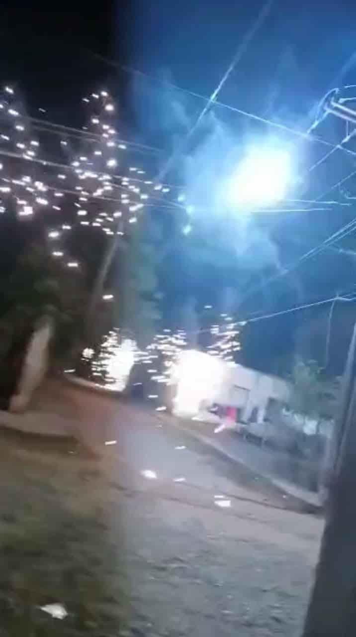 ¡Qué susto! Corto circuito causa alarma entre habitantes de Medellín