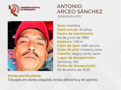 Antonio desapareció en calles de Veracruz; urge localizarlo