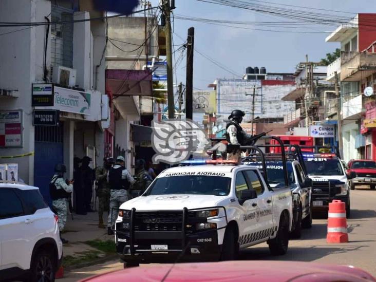 Consuman violento robo en Telecomm de Acayucan (+Video)