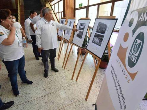 Monta IMSS Veracruz Norte una crestomatía fotográfica con motivo del 80 aniversario