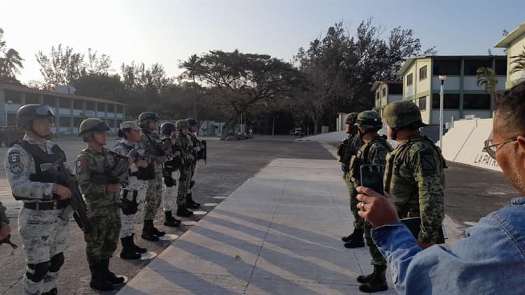 Llegan elementos del Ejército Mexicano para reforzar seguridad en Veracruz y Boca del Río