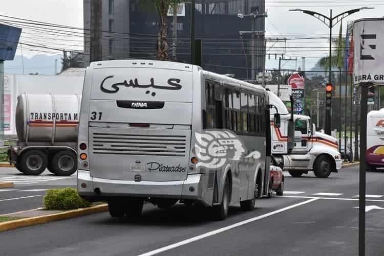 Asaltan a más de 30 personas en autobús en la zona centro de Veracruz