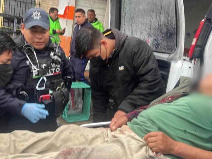 Reaniman a hombre de la tercera edad en avenida Encanto, de Xalapa