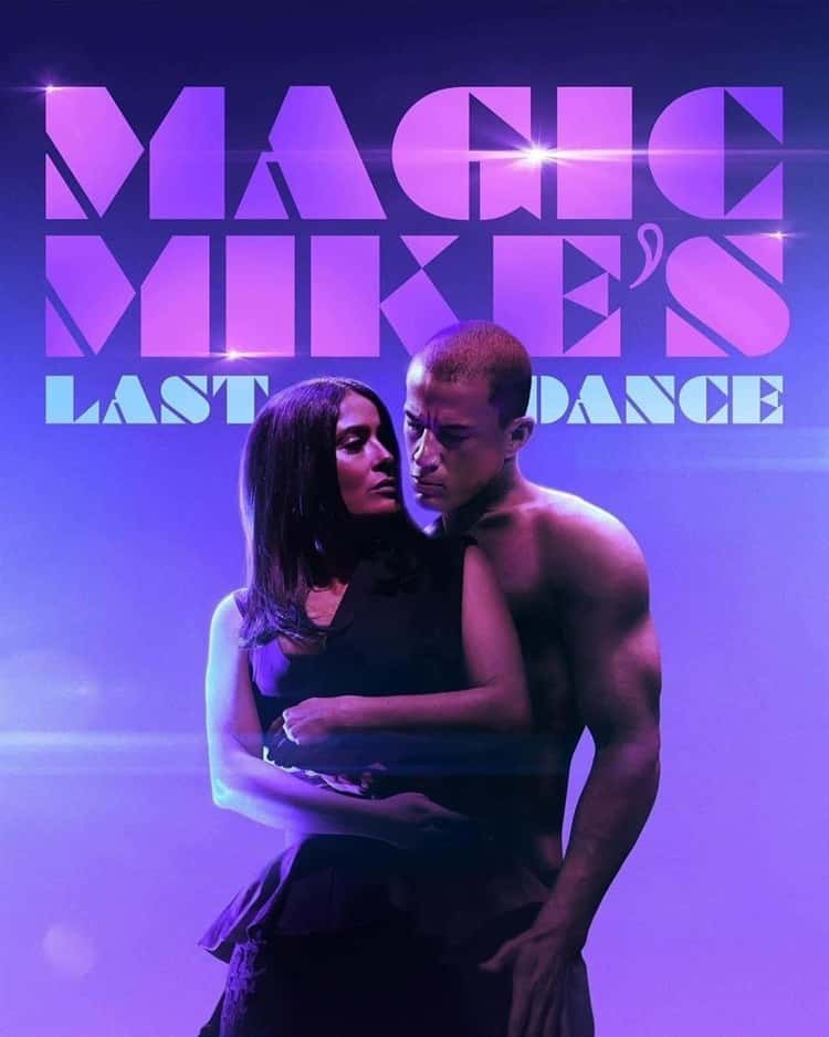 Salma Hayek derrocha sensualidad en la premier de “Magic Mike’Last Dance”