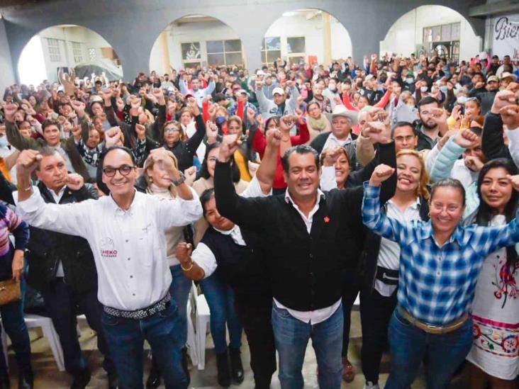 Pánuco y ‘Rodri’ desbordan su apoyo a ‘Sigue López’ y Sergio Gutiérrez en la lucha por la 4T