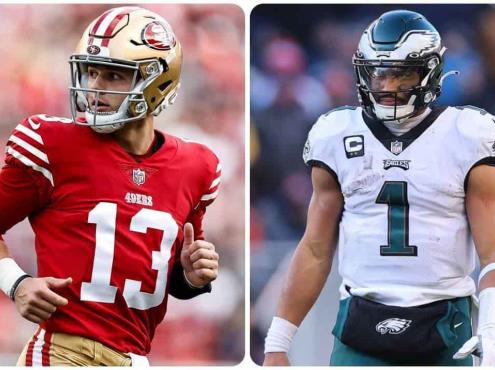 San Francisco y los Eagles buscarán el pase al Super Bowl LVII