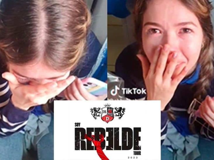 Maestra de preescolar llora al no conseguir boletos para RBD