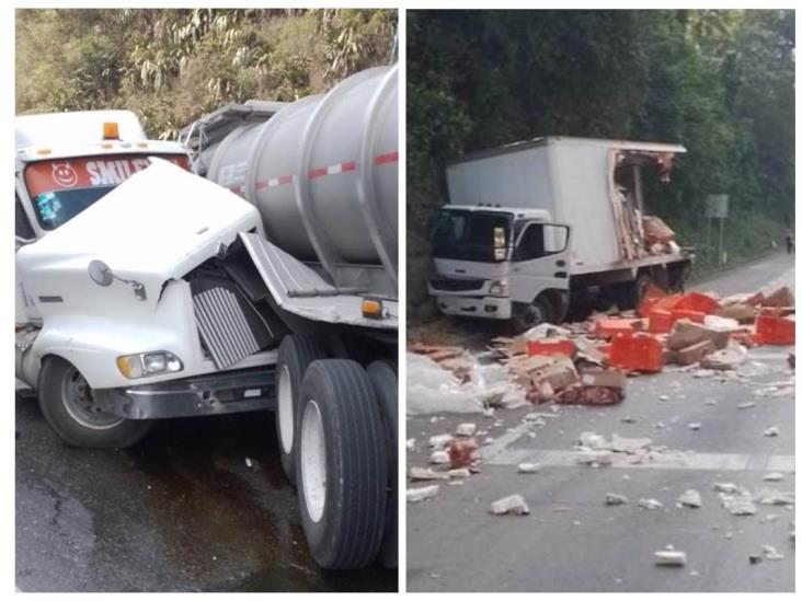 Tráiler sin frenos provoca carambola en puente Metlac de Ixtaczoquitlán