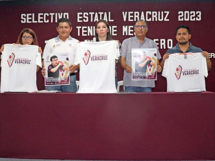Coatzacoalcos, sede del Selectivo Estatal Veracruz 2023 de tenis de mesa