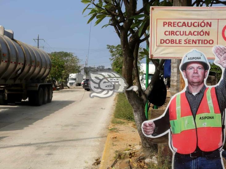 Caos vial por obras en la ‘Carretera Ancha’ (+Video)