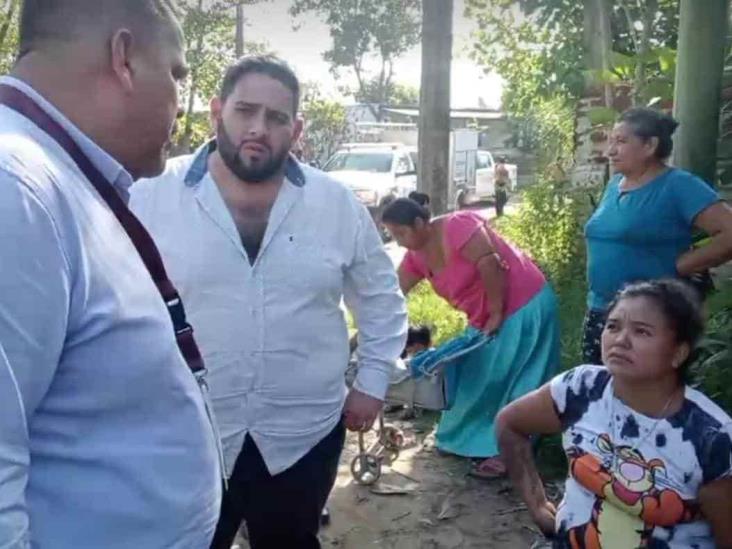 Colapsa puente en Coatzacoalcos; tres mujeres caen a canal de aguas negras