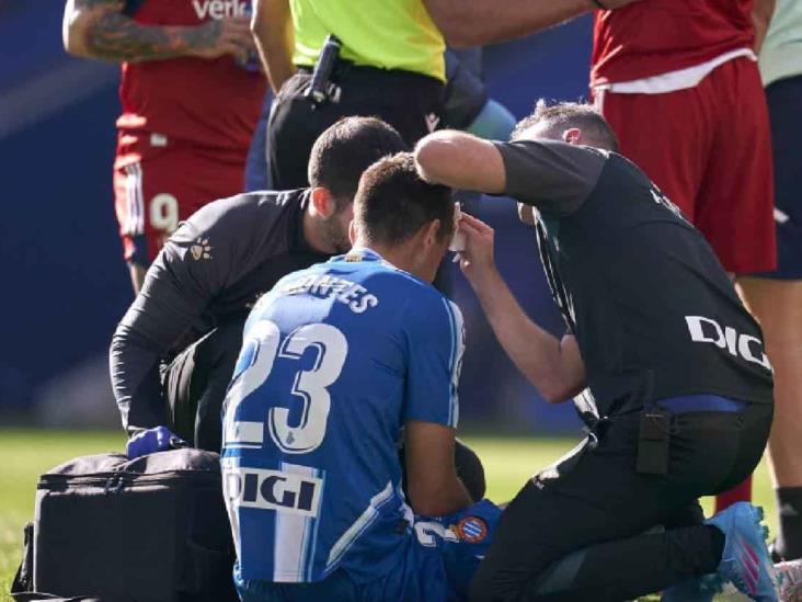 Se lesiona César Montes en empate del Espanyol frente a Osasuna