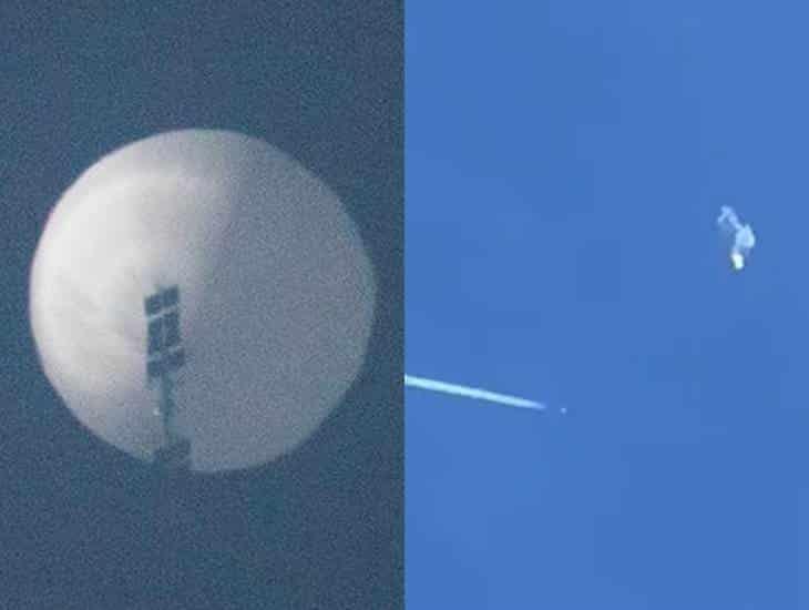 Cae globo espía chino; EU usó aviones de combate