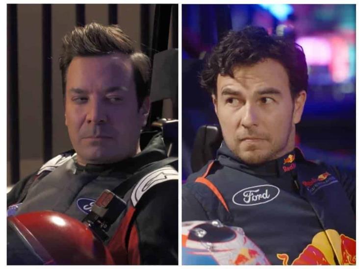 ¡Tiemblan en Red Bull! Jimmy Fallon derrota a Checo Pérez (+Video)