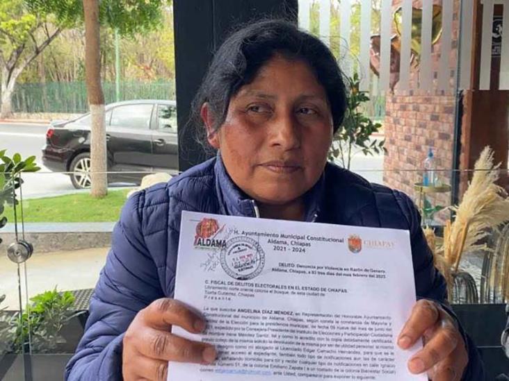 Renuncia alcaldesa de Aldama, Chiapas, tras amenazas de violación y muerte