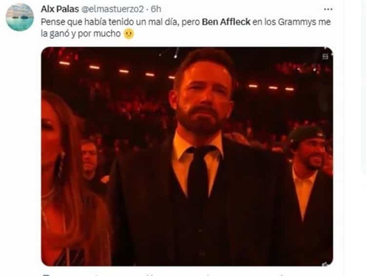 ¿Lo regañaron? El incómodo momento de Ben Affleck y JLo en los Grammy