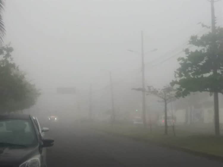 ¿Por qué amaneció con niebla el Puerto de Veracruz?