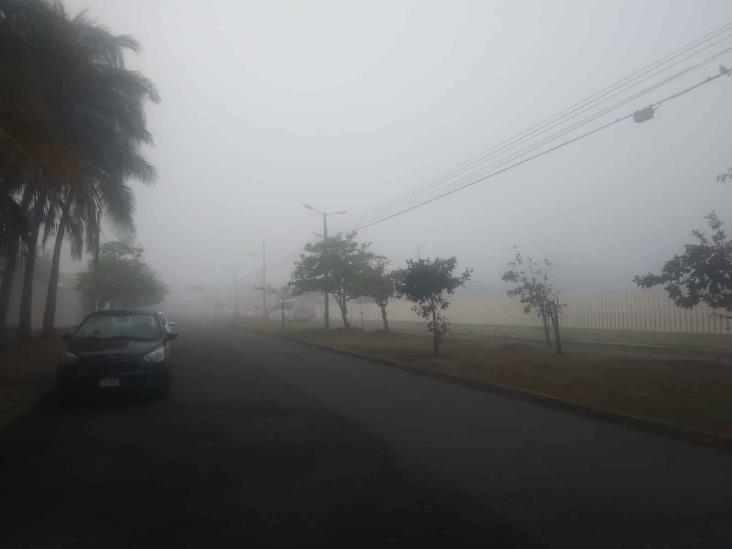 ¿Por qué amaneció con niebla el Puerto de Veracruz?