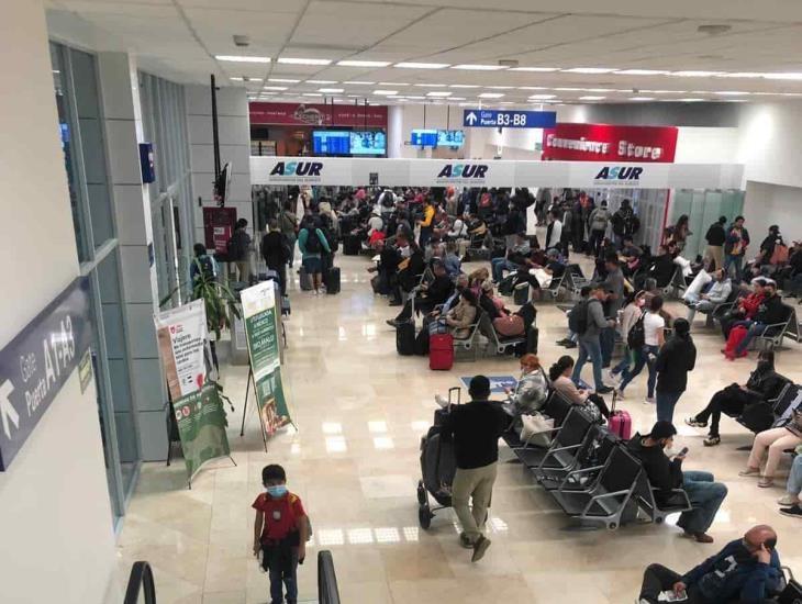 Reportan retraso en vuelos del Aeropuerto de Veracruz