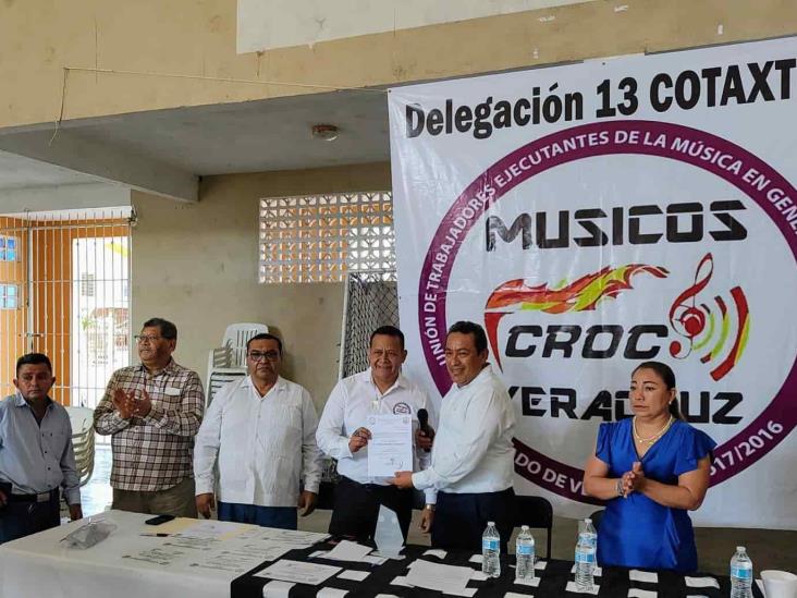 Por primera vez en Cotaxtla, músicos cuentan con el respaldo de un sindicato
