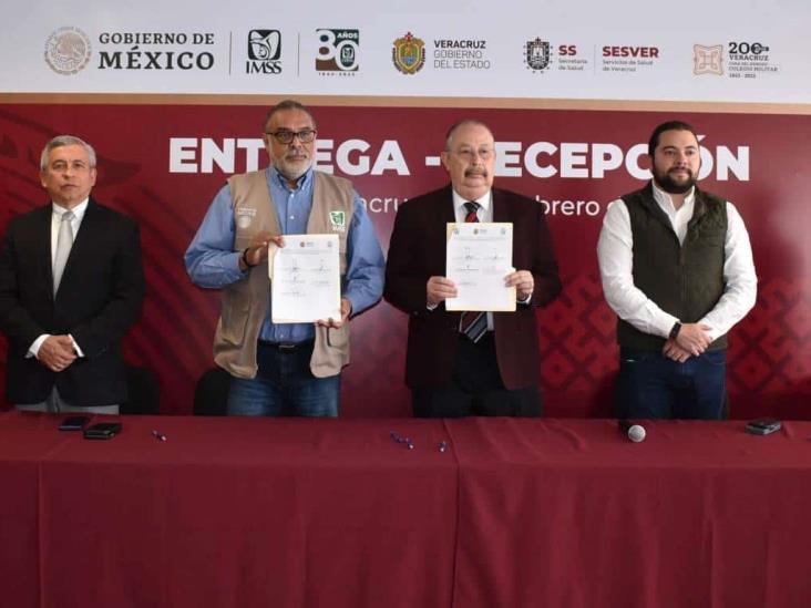Formaliza Veracruz la entrega-recepción de centros de salud al IMSS-Bienestar