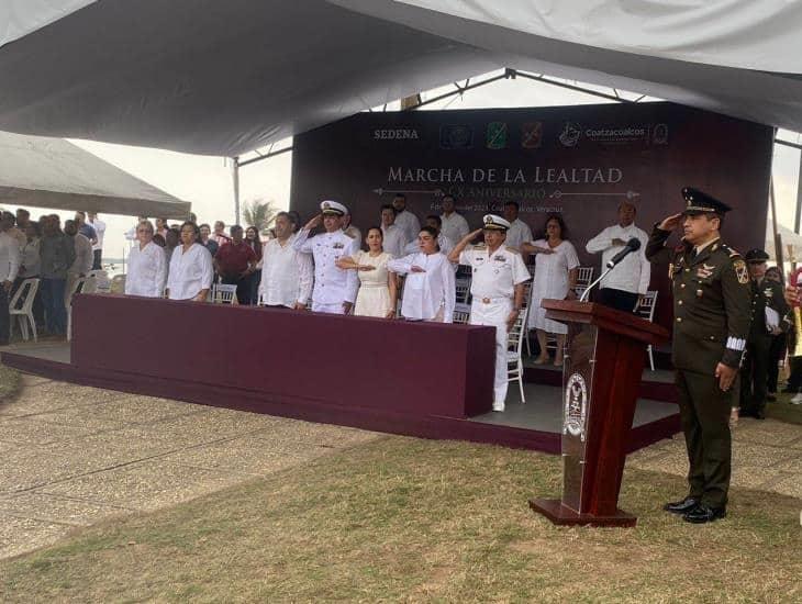 Conmemoran en Coatzacoalcos  el 110 aniversario de la Marcha de la Lealtad (+Video)