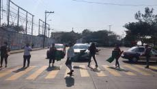 Caos vial en Veracruz y Boca del Río por desalojo de línea Saeta (+video)