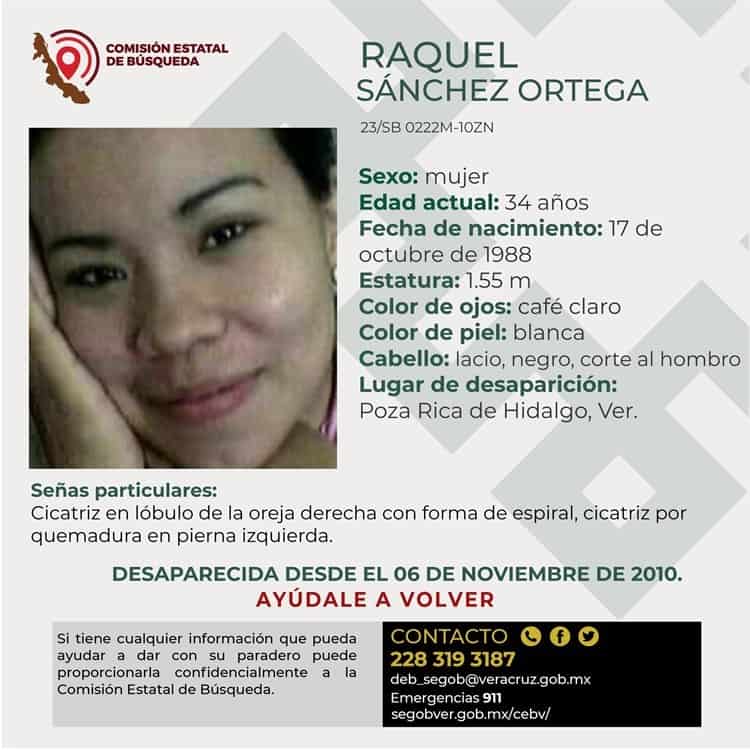 Siguen buscando a las hermanas Raquel y Claudia; desaparecieron desde 2010 en Poza Rica
