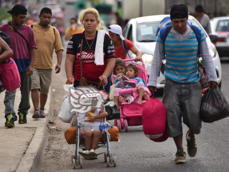 Desbandada migrante llegará en próximos meses al sur de Veracruz