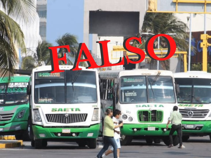 Alertan por falsos anuncios de cierres viales de la ruta Saeta en Veracruz este viernes
