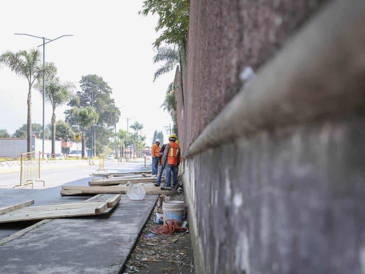 Inicia reparación de barda perimetral en exfábrica de Río Blanco