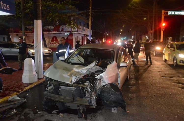 Camionero provoca accidente en avenida Bolívar y escapa (+video)