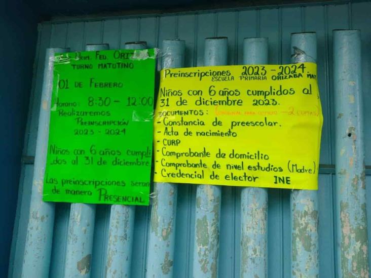 Para preinscripción, primaria de Orizaba pide comprobante de estudios... ¿de la madre?