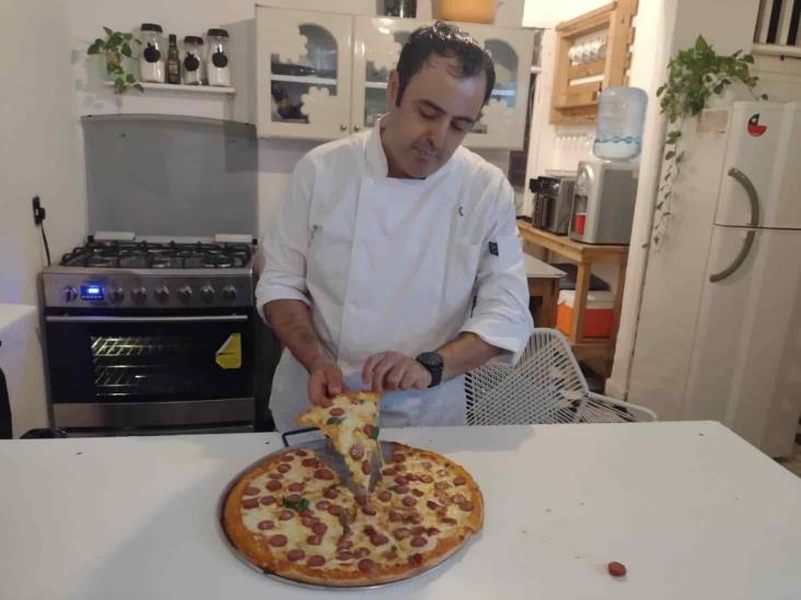 Pizzas artesanales del chef Pablo Durán, proyecto que crece paso a paso
