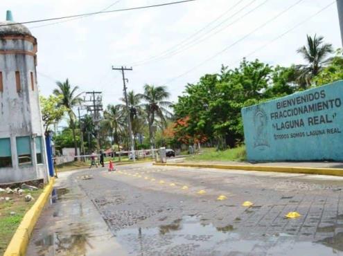 Reportan apagones en fraccionamiento Laguna Real de Veracruz