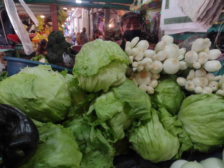 Temporada de frío ha ocasionado incremento en precio de verduras en Veracruz