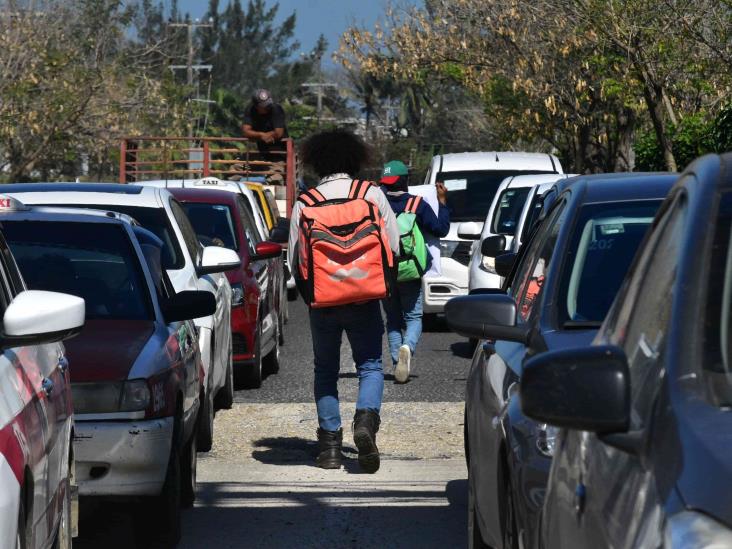 ¡Podría perder un brazo! SOS  por repartidor accidentado en Coatzacoalcos